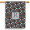 Gray Dots House Flags - Single Sided - PARENT MAIN