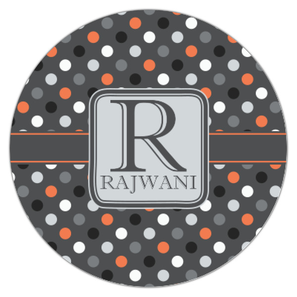 Gray Dots Icing Circle - XSmall - Single