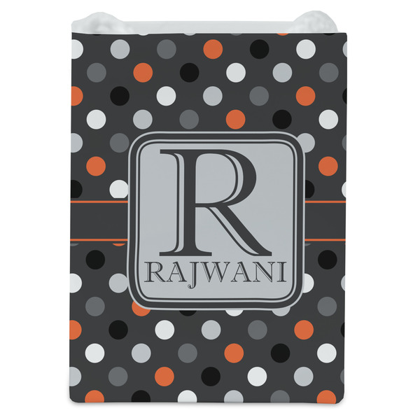 Gray Dots Jewelry Gift Bag - Matte - Front