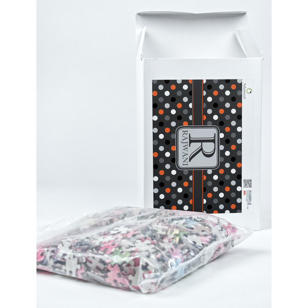 Gray Dots Jigsaw Puzzle 1014 Piece - Box