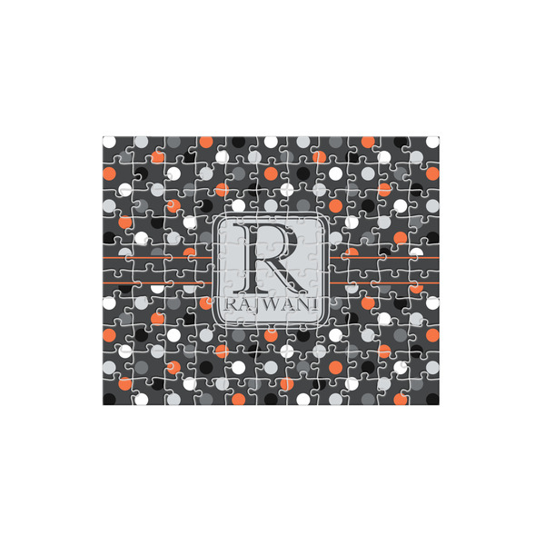 Custom Gray Dots 110 pc Jigsaw Puzzle (Personalized)
