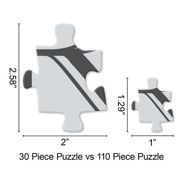 Gray Dots Jigsaw Puzzle - Piece Comparison