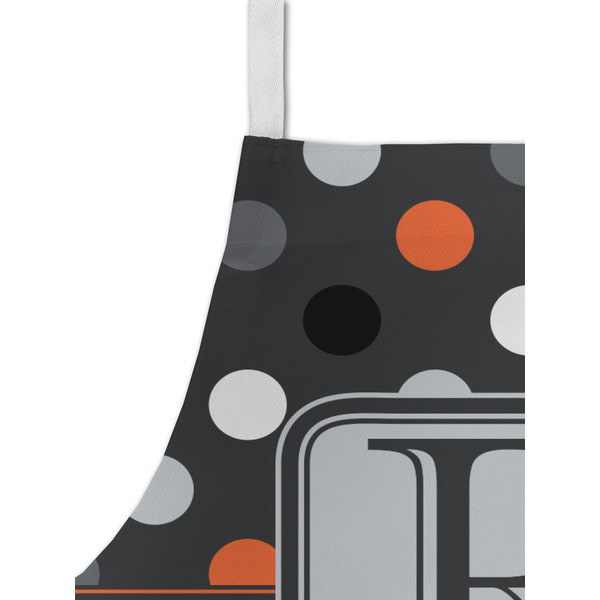 Gray Dots Kid's Aprons - Detail