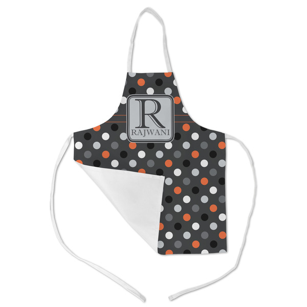 Gray Dots Kid's Aprons - Medium - Main (med/lrg)