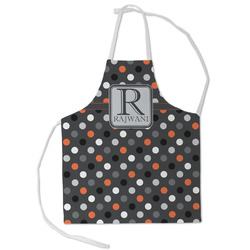 Gray Dots Kid's Apron - Small (Personalized)