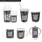 Gray Dots Kid's Drinkware - Customized & Personalized