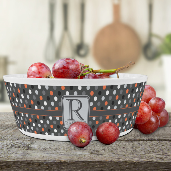 Gray Dots Kids Bowls - LIFESTYLE