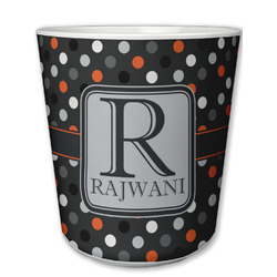 Gray Dots Plastic Tumbler 6oz (Personalized)