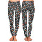 Gray Dots Ladies Leggings - Front and Back