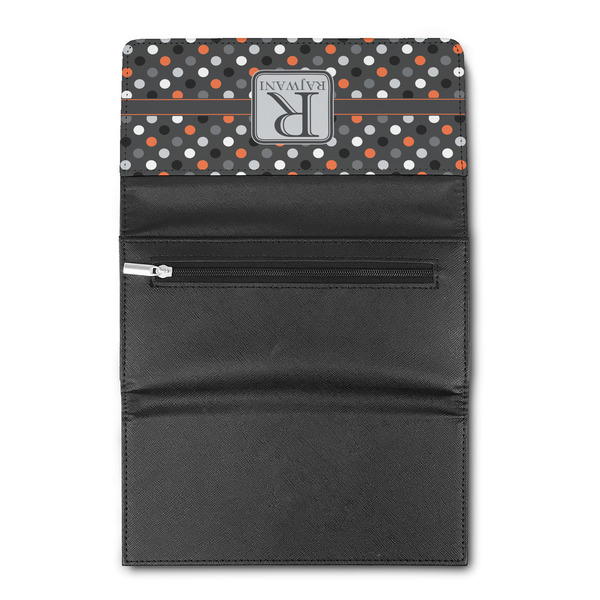 Gray Dots Ladies Wallet (Open)
