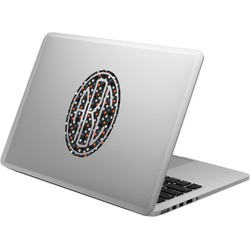 Gray Dots Laptop Decal (Personalized)