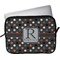 Gray Dots Laptop Sleeve / Case - 11" (Personalized)