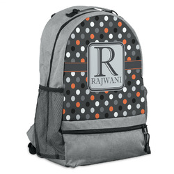Gray Dots Backpack (Personalized)