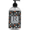 Gray Dots Plastic Soap / Lotion Dispenser (Personalized)