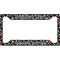 Gray Dots License Plate Frame - Style A