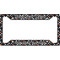 Gray Dots License Plate Frame - Style A (Personalized)