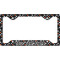 Gray Dots License Plate Frame - Style C