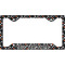 Gray Dots License Plate Frame - Style C (Personalized)