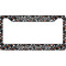 Gray Dots License Plate Frame Wide