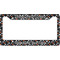 Gray Dots License Plate Frame - Style B (Personalized)