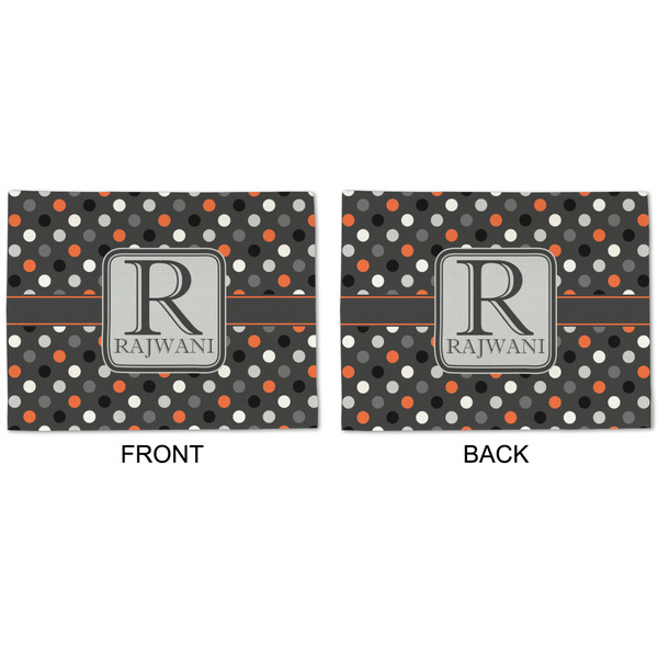 Gray Dots Linen Placemat - APPROVAL (double sided)