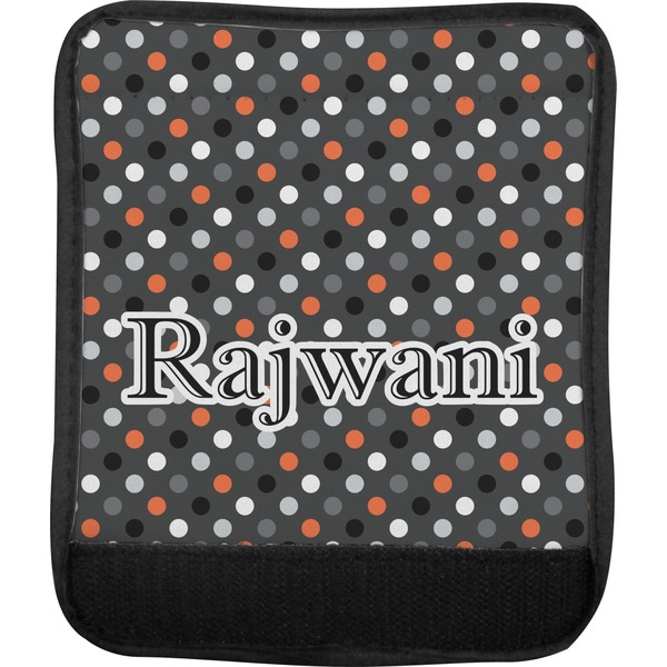 Gray Dots Luggage Handle Wrap (Approval)