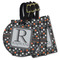 Gray Dots Luggage Tags - 3 Shapes Availabel