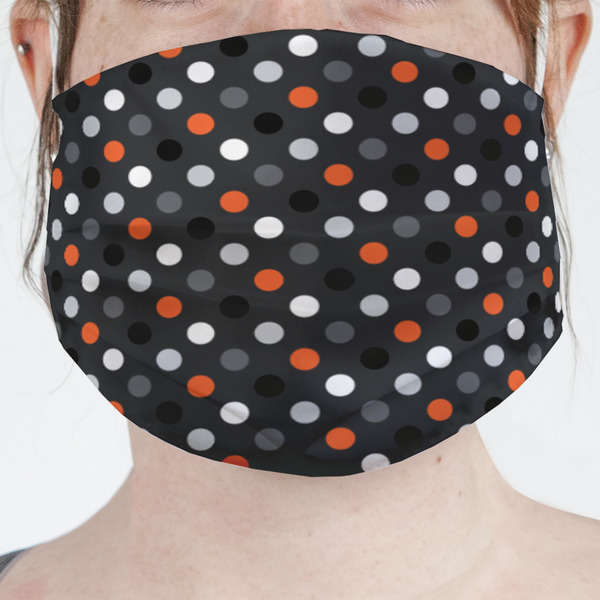 Custom Gray Dots Face Mask Cover
