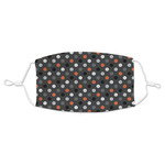 Gray Dots Adult Cloth Face Mask