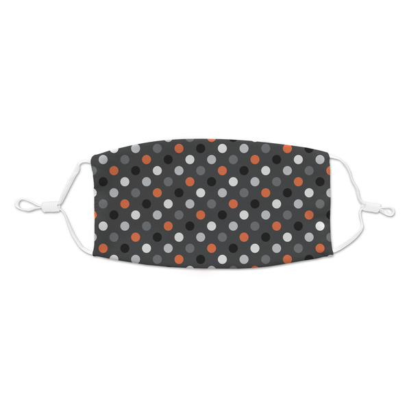 Custom Gray Dots Kid's Cloth Face Mask