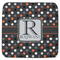 Gray Dots Memory Foam Bath Mat - 48"x48" (Personalized)