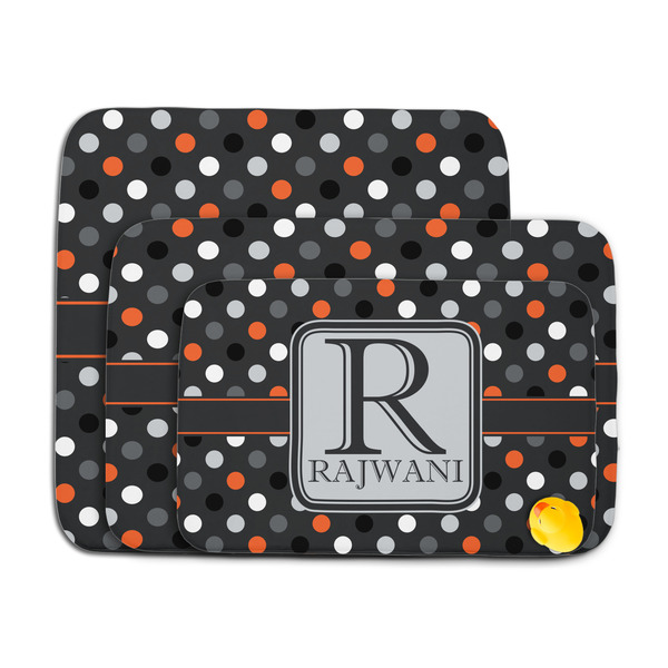 Gray Dots Memory Foam Bath Mat - MAIN PARENT