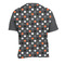 Gray Dots Men's Crew Neck T Shirt Medium - Back