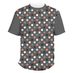Gray Dots Men's Crew T-Shirt