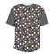 Gray Dots Men's Crew Neck T Shirt Medium - Main