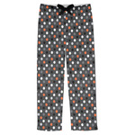 Gray Dots Mens Pajama Pants - M