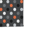 Gray Dots Microfiber Dish Rag - DETAIL