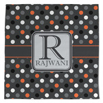 Gray Dots Microfiber Dish Towel (Personalized)