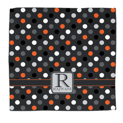 Gray Dots Microfiber Dish Rag (Personalized)
