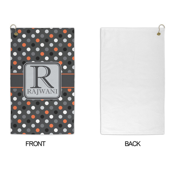 Gray Dots Microfiber Golf Towels - APPROVAL
