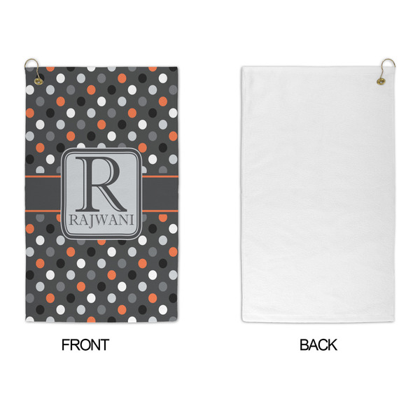 Gray Dots Microfiber Golf Towels - APPROVAL