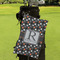 Gray Dots Microfiber Golf Towels - Small - LIFESTYLE