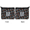 Gray Dots Neoprene Coin Purse - Front & Back (APPROVAL)