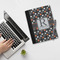 Gray Dots Notebook Padfolio - LIFESTYLE (large)