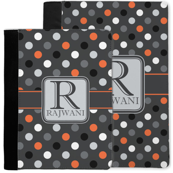 Gray Dots Notebook Padfolio - MAIN