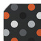 Gray Dots Octagon Placemat - Single front (DETAIL)