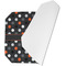 Gray Dots Octagon Placemat - Single front (folded)