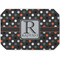 Gray Dots Octagon Placemat - Single front