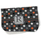Gray Dots Burp Cloth - Fleece w/ Name and Initial