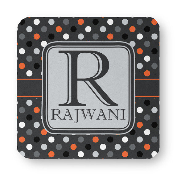 Gray Dots Paper Coasters - Approval